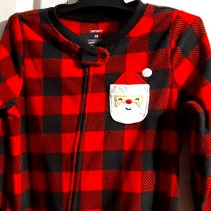 Carters Christmas footed sleeper 4T